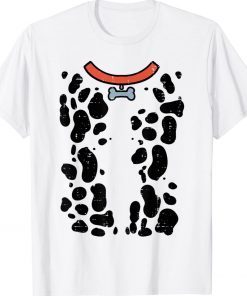 Red Dalmatian Costume Halloween Dog Gift T-Shirt