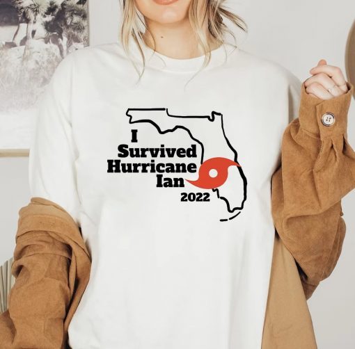 I Survived Hurricane Ian 2022 Florida Prayer TShirt