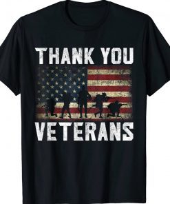 Veterans Day Gifts Thank You Veterans Proud Tee TShirt