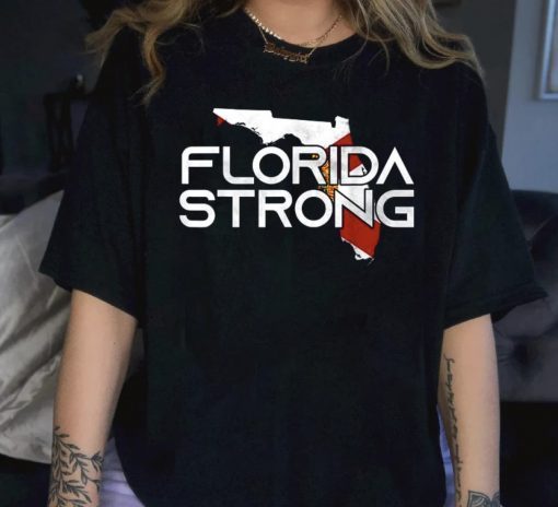 Florida Strong Hurricane Ian Retro T-Shirt