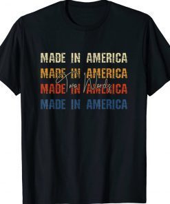 Funny Two Words Made In America Anti Joe Biden T-Shirt