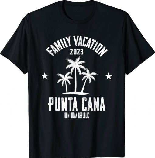 Family Vacation Punta Cana Vintage TShirt