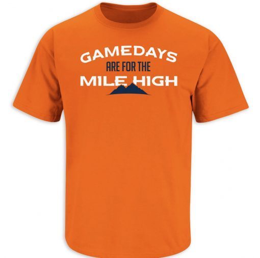 Gamedays Are For The Mile High Denver Tee Shirt