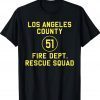 Truck Side 51 Emergency Squad Reproduction Logo Essential Tee Shirt