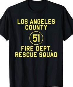 Truck Side 51 Emergency Squad Reproduction Logo Essential Tee Shirt