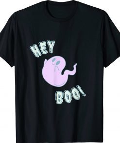 Hey Boo Cute Ghost Funny T-Shirt