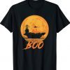 Boo Carrier Aircraft Funny Halloween For Military Navy Tee Shirt