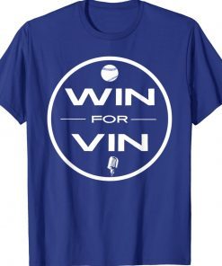 Los Angeles Baseball Win For Vin Microphone Vintage TShirt