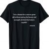 It's shame for a man to grow old Socrates Quote Gym Stoicism Tee Shirt
