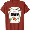 Red Ketchup DIY Costume Matching Couples Groups Halloween Tee Shirt