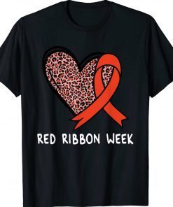 We Wear Red For Red Ribbon Week Awareness Unisex TShirt