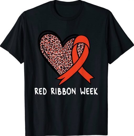 We Wear Red For Red Ribbon Week Awareness Unisex TShirt