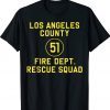 Truck Side 51 Emergency Squad Reproduction Logo Essential Tee Shirt