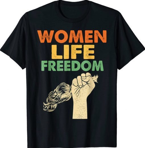 Vintage Women Life Freedom Iran Feminist T-Shirt