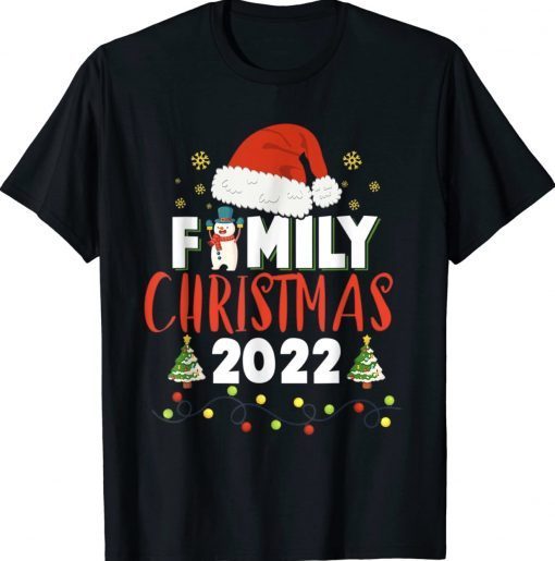 Family Christmas 2022 Familys Matching Xmas Family Tee Shirt