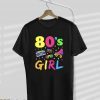 80’s Girl Birthday Party Costume Retro Vintage Tee Shirt
