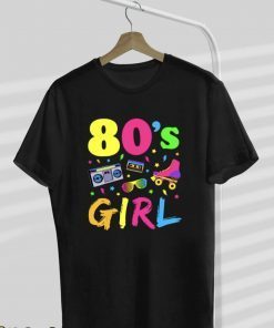 80’s Girl Birthday Party Costume Retro Vintage Tee Shirt