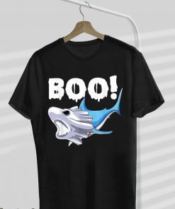 Funny Shark Halloween Boo Spooky Ghost Vintage Shirts