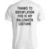 Vintage Thanks To Bidenflation Halloween Shirt