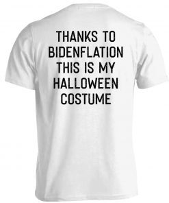 Vintage Thanks To Bidenflation Halloween Shirt