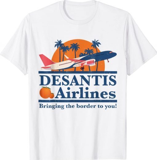 DeSantis Airlines Meme Ron DeSantis Governor Tee Shirt