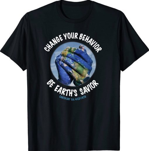 Earth Day Save the Planet Plant More Trees Clean the Seas Unisex TShirt