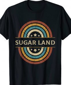 Vintage Sugar Land City Pride Home Texas State 70s Style Tee Shirt