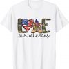 Love Our Veterans US Military Gifts Veterans Day 2023 Tee Shirt