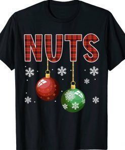 Chest Nuts Matching Chestnuts Funny Christmas Couples Nuts Tee Shirt