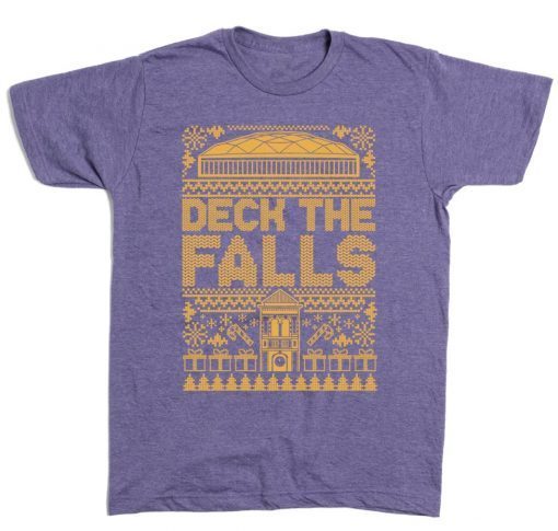 DECK THE FALLS PURPLE TEE SHIRT