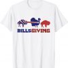 Happy Billsgiving Chicken Football Thanksgiving Tee Shirt