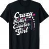Crazy Roller Coaster Girl Vintage Shirts