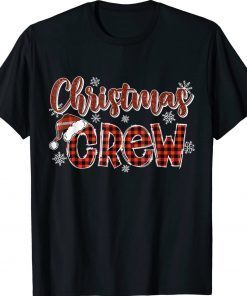 Christmas Crew Red Plaid Cute Xmas Funny T-Shirt