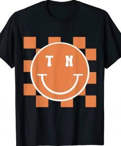 Tennessee Retro Happy Checkerboard Tee Shirt