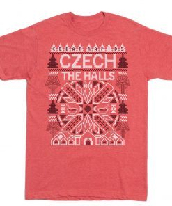 Cedar Rapids Czech the Halls Tee Shirt