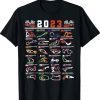 Formula Racing Open Wheel Race Car Fan 2023 World Circuits Tee Shirt