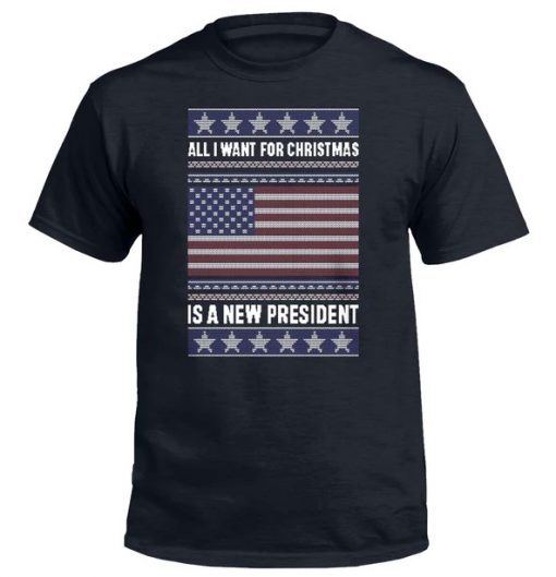 All I Want For Christmas Is A New President Vintage TShirt