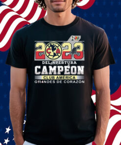 2023 Del Apertura Campeon Club America Grandes De Corazon Shirt