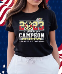 2023 Del Apertura Campeon Club America Grandes De Corazon Shirts