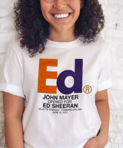 John Mayer Ed Sheeran T Shirt New Ed Sheeran Merch 2023 T Shirt