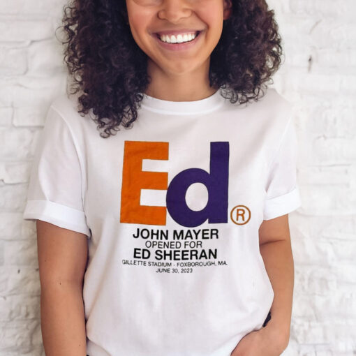 John Mayer Ed Sheeran T Shirt New Ed Sheeran Merch 2023 T Shirt