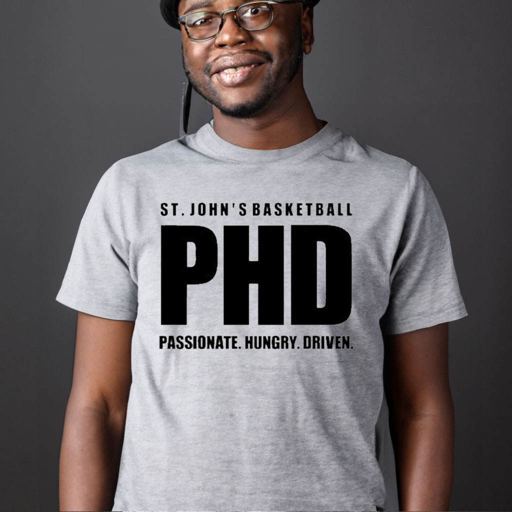 St john s basketball phd passionate hungry driven shirt shirts owl