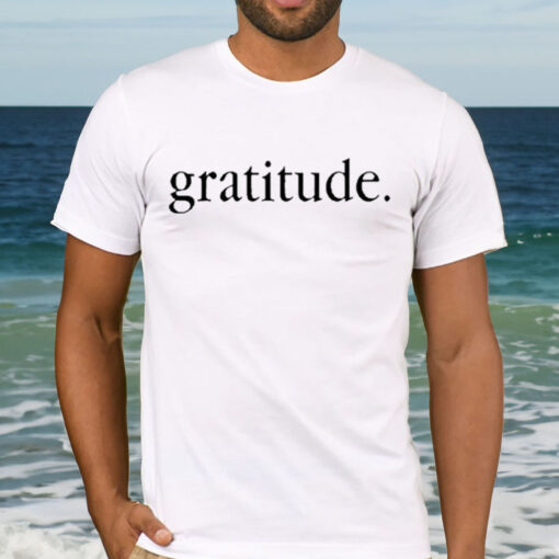 Ja Morant Wearing Gratitude T-Shirt