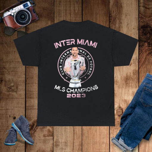 Official Inter miamI mls leagues cup champions 2023 T-shirt