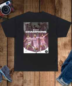 Official 2023 leagues cup champions are the inter miamI cf unisex T-shirt