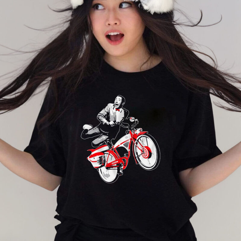 Pee Wee Herman Shirt Pee Wee Herman’s Big Adventure Bike Shirt