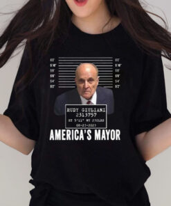 Rudy Giuliani Mugshot America’s Mayor T-Shirt