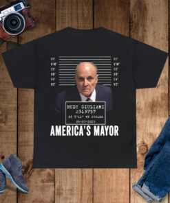 Rudy Giuliani Mugshot America’s Mayor Unisex T-Shirt