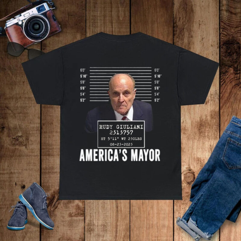 Rudy Giuliani Mugshot America’s Mayor Unisex T-Shirt