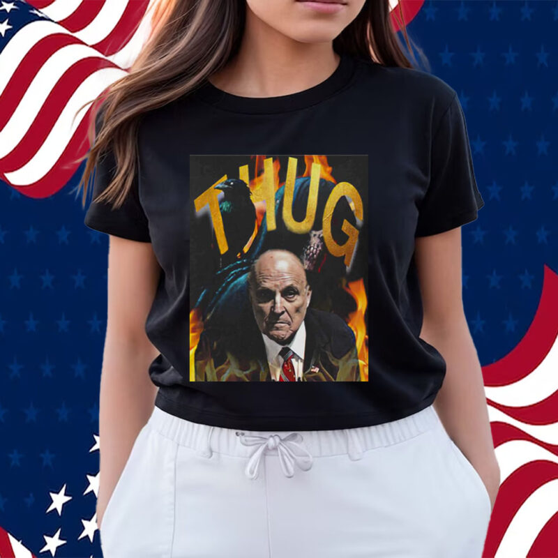 Rudy Giuliani Mugshot Thug Shirts